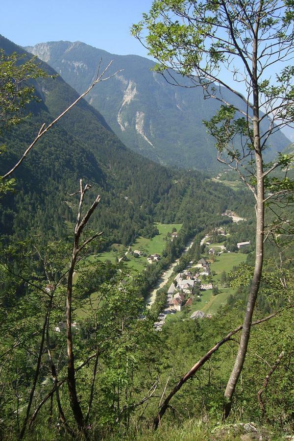 Apartma Pod Rozem Soča Exteriör bild